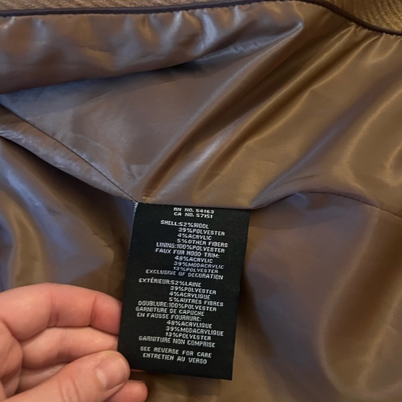 EUC COLE HAAN SIGNATURE WOOL COAT SZ 10! - Picture 6 of 11